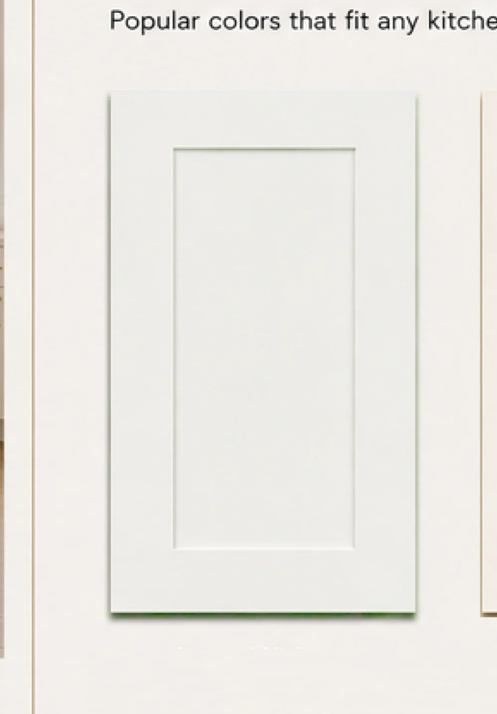 Kitchen cabinets